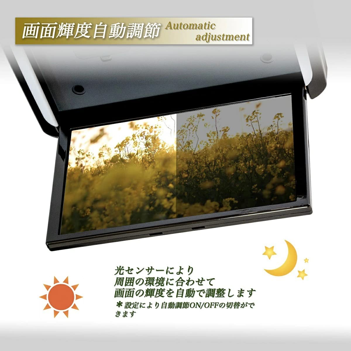 Amazon.co.jp: フリップダウンモニター 15.6インチ アルファード 