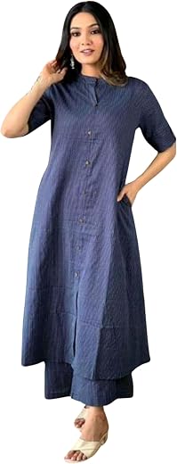 Avayayat Women's Coft Cottan Lining Design | Night Suit Set with Pyjama | Women Cord Set | Women Two-Piece Outfits | Summe...