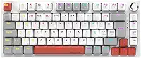 TECLADO MECANICO 75% PCYES ARKEUM - WHITE GHOST - SWITCH BLUE - AKWG75BBR