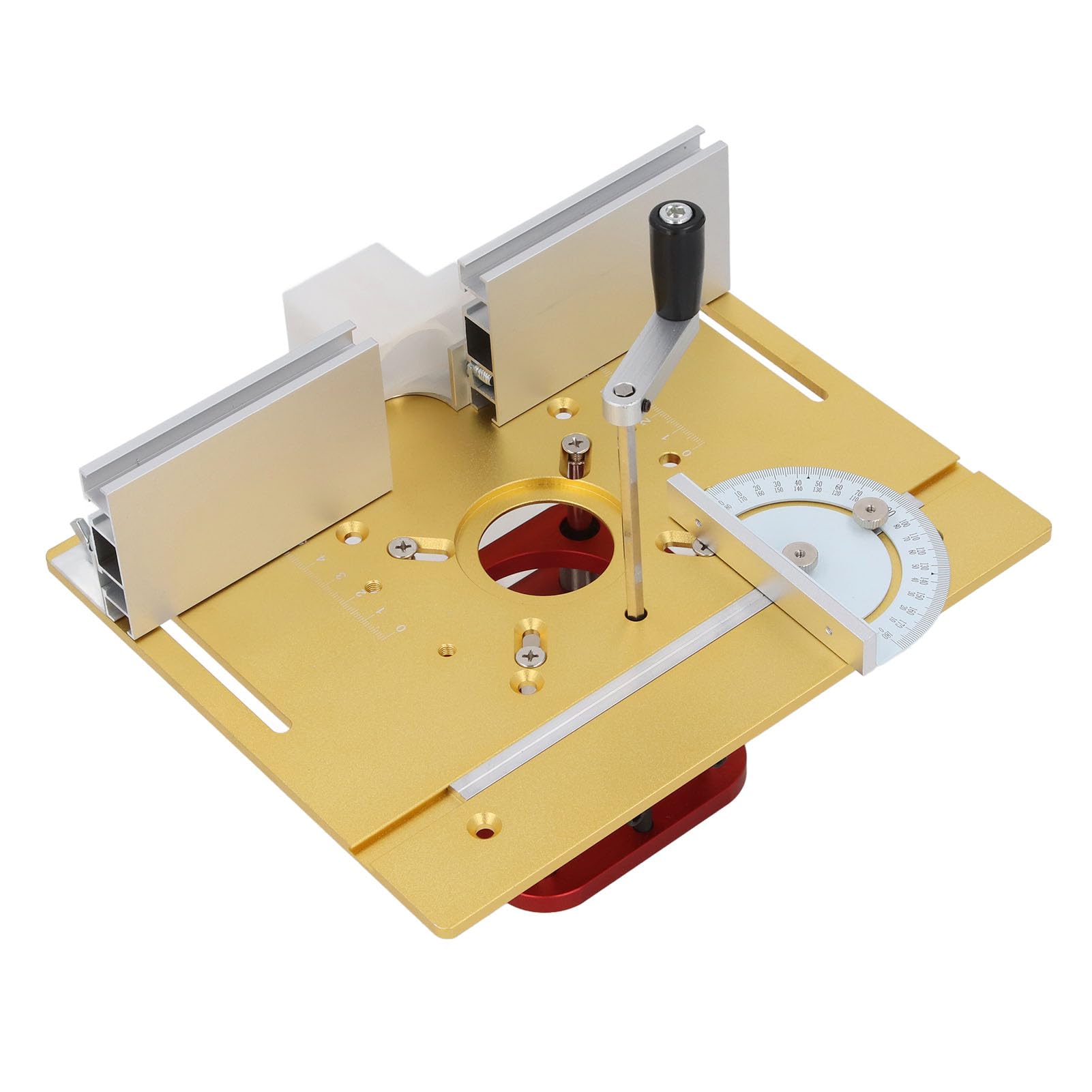 Dpofirs Kit de de Enrutador de Elevación Manual Kit de Elevación de Enrutador Duradero y Preciso para Carpintería, Fácil Instalación, para Entusiastas de la Artesanía y Carpinteros Profesionales