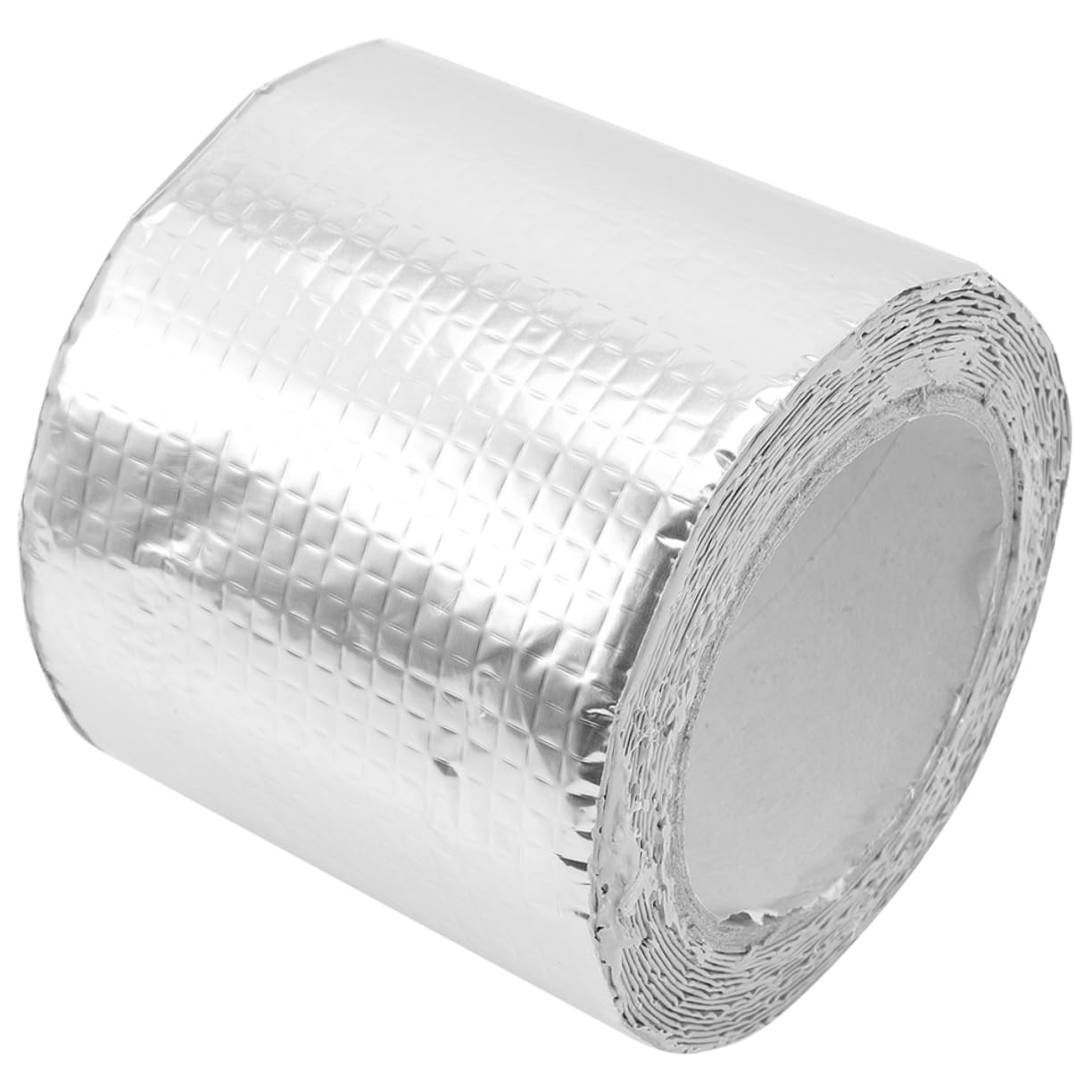 MUCKLILY Self-Adhesive Roof Tape 1 Roll of Aluminum Foil Tape for Gaps Sealing and Caulk Repair