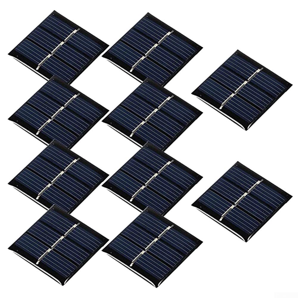 10er Set Mini Solarmodule 1 5V 60mA 0 09W zum Basteln und Experimentieren mit Solartechnik