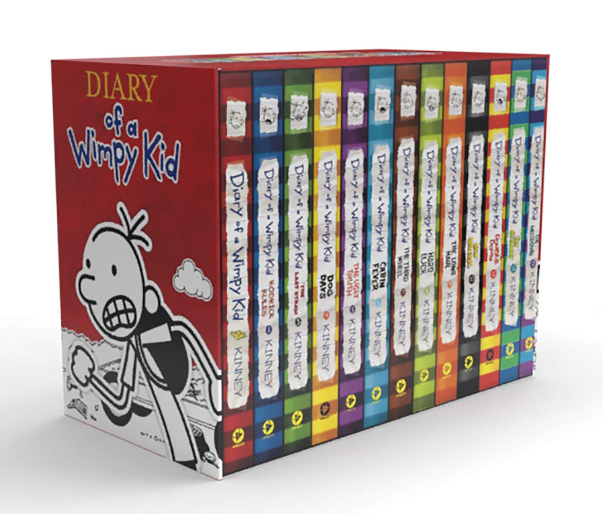 Diary of a Wimpy Kid Box of Books 1-13 Hardcover Gift Set: Kinney 