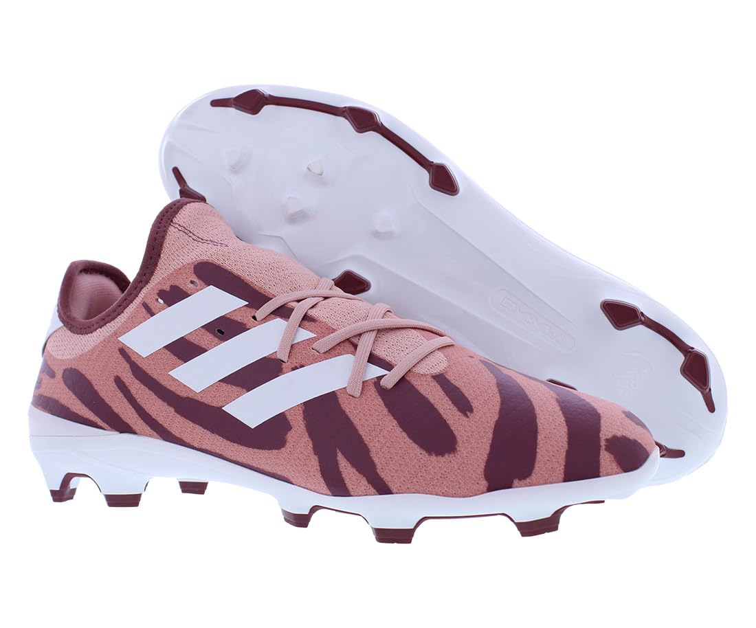 adidas Gamemode Knit Firm Ground Unisex Shoes Size 11.5, Color: Wonder Mauve/Cloud White/Quiet Crimson