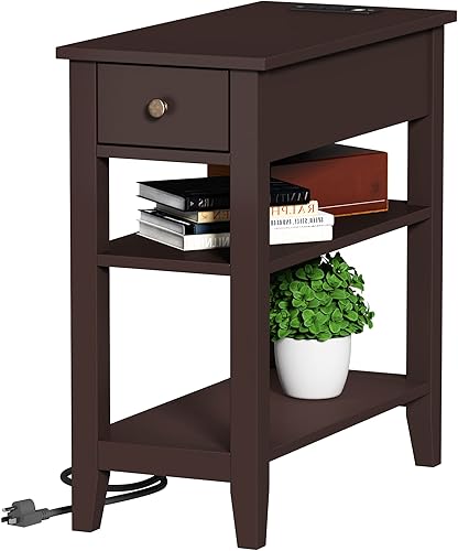 choochoo charging station nightstand espresso