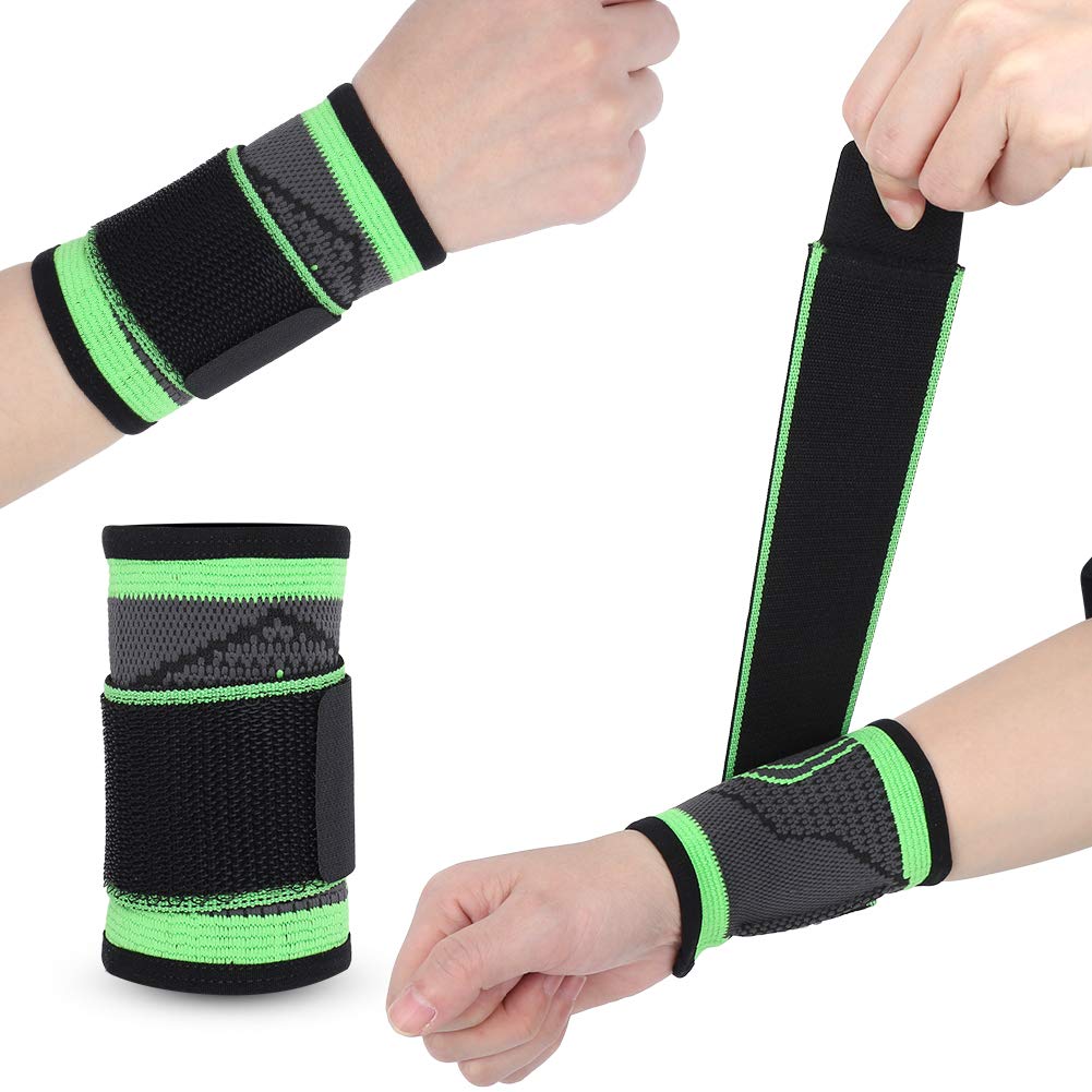 Sport Compression Wrist Guard, Wrist Support Sleeves, Nylon Compression Hand Brace for Basketball, Mountaineering, Running,High Strength Ventilation