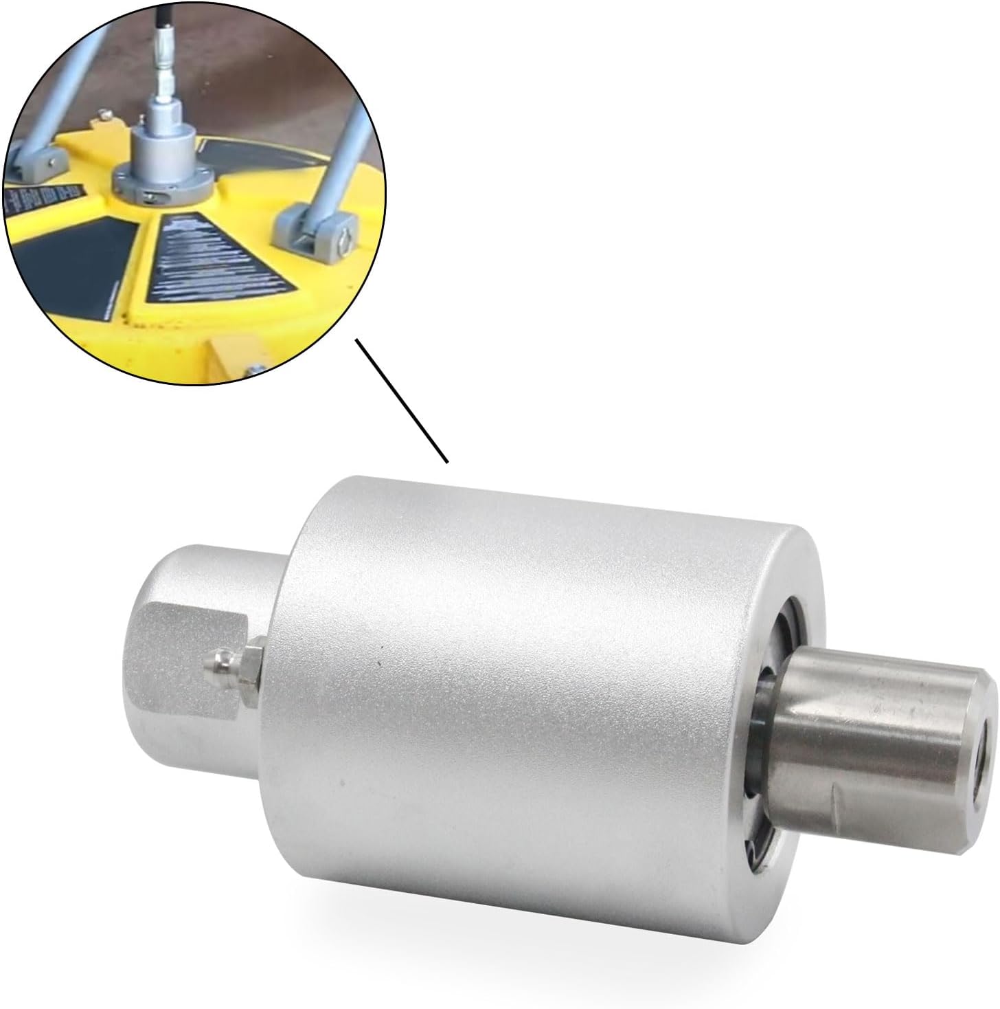 85.790.004 Washer Replacement Rotary Swivel Head for BE Whirl-A-Way 16’’18’’ 20’’ 24’’ Cleaner,Surface Cleaner Swivel Head Max Pressure/Flow: 4000 PSI, 8 GPM 1/4" Female Pipe Thread