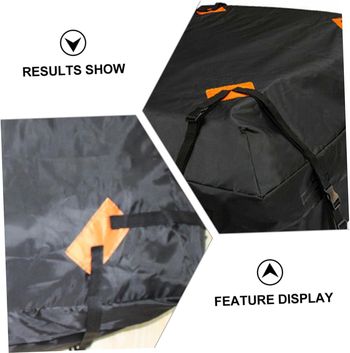 Car Roof Cargo Bag Oxford Capacity Rooftop Carrier for SUV Vehicle Travel Storage Wear-Resistant Protective Holder