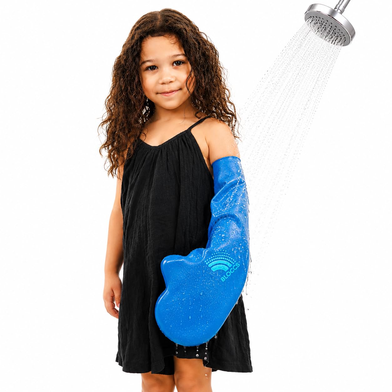 BLOCCS 100% Waterproof Cast Covers for Shower Arm Kids- Swim Cover Cast Bag for Bath. Durable Cast Sleeve for Swimming - #CA79-S - Child Arm Small product thumbnail 2