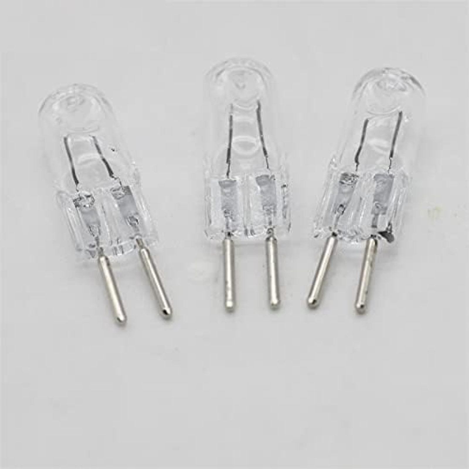 Fengyan Home Bulbs 50 Teile/los Halogenlampen 30 W G4 DC 12 V AC 220 V 230 V 240 V Halogenglühlampen Glas Kleiner Körper 360 Grad Warmweiß Haushaltslampe, DC12V 30W