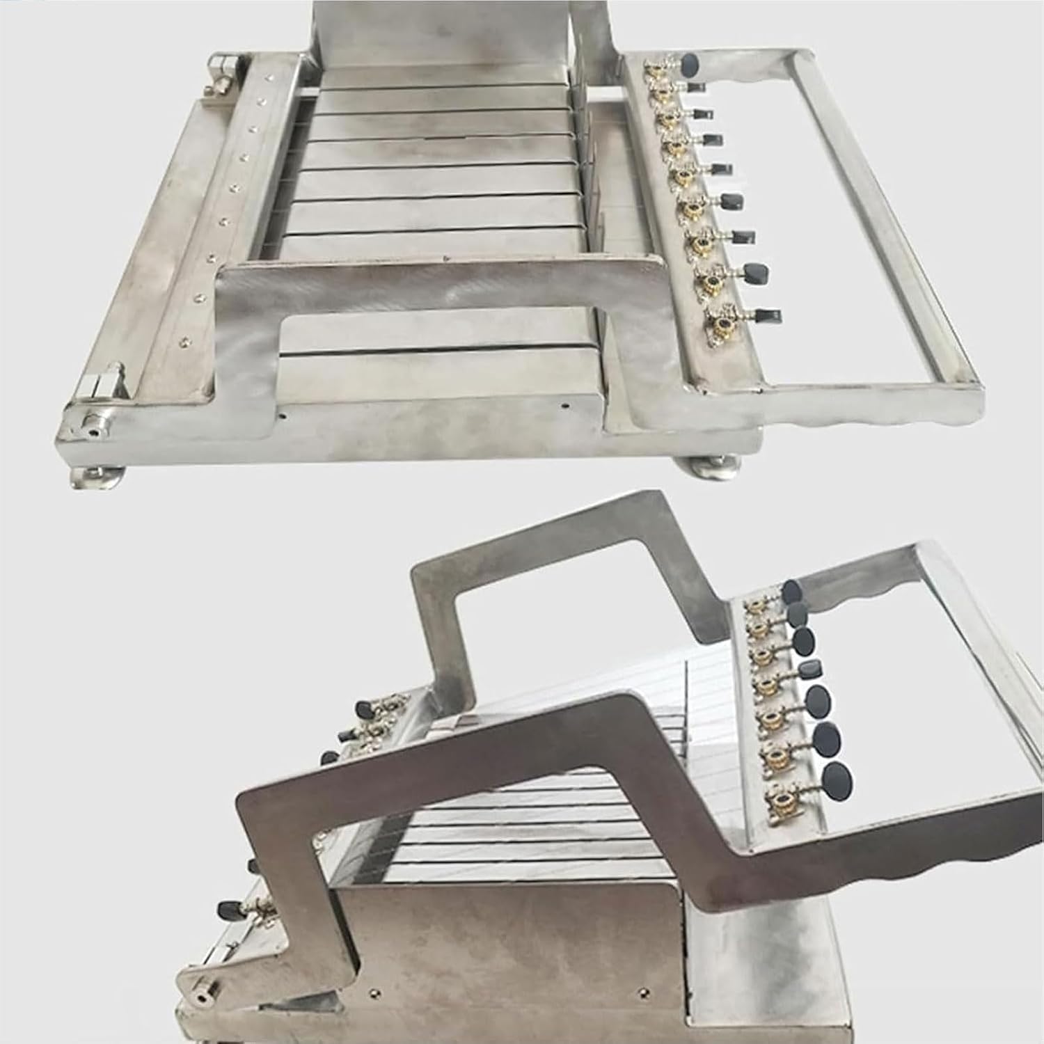 DIY Seifenschneider Maschine - Einstellbarer Drahtabstand & Großer Schneidetisch für Seife, Käse, Butter
