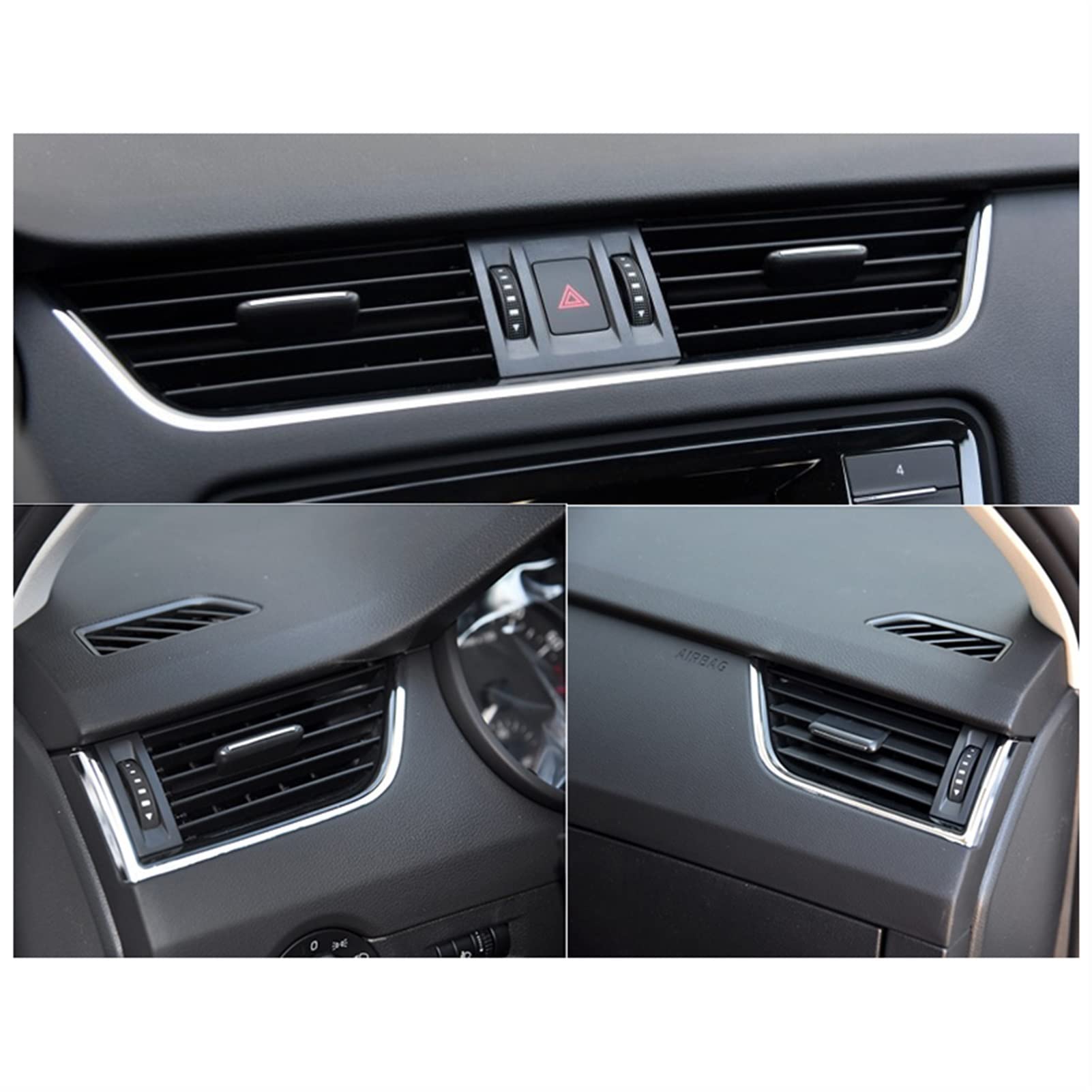 Części samochodowe Wylot klimatyzacji samochodowej Nawiewy klimatyzacji, dla Skoda, dla Octavii, modele 2015-2019 Kratka wylotu powietrza(Left)