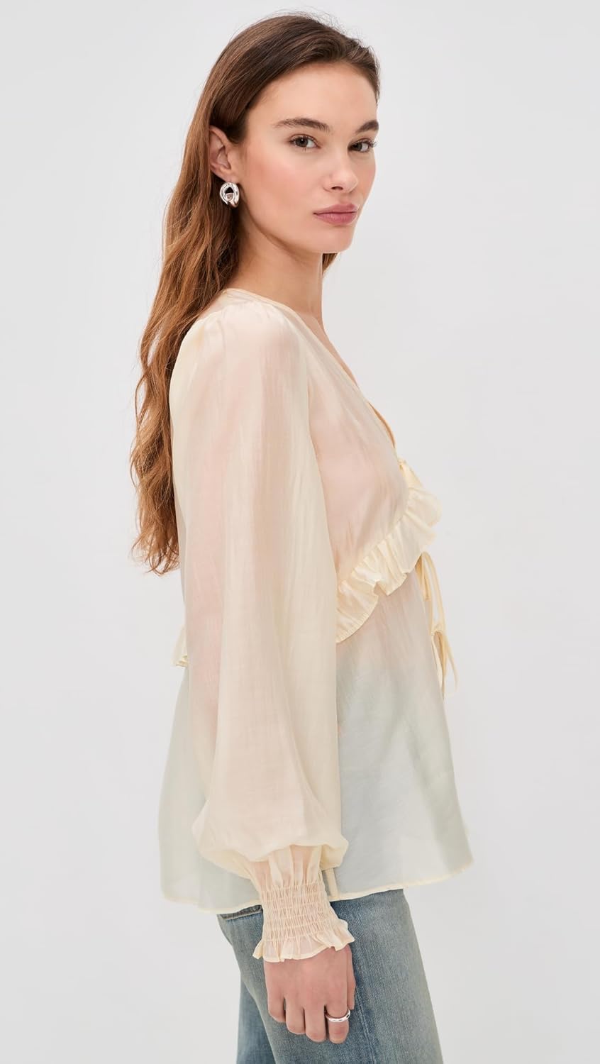 4TH+RECKLESS Women's Hattie Sheer Top - Image 4