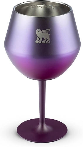 Stanley - Taça Térmica, Copo de cocktail isolado, aço inoxidável isolado a vácuo para bebidas frias, copo de gin ou vinho, 414 ml, Royal Purple Haze