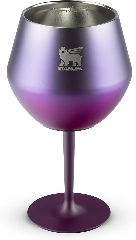 Stanley - Taça Térmica, Copo de cocktail isolado, aço inoxidável isolado a vácuo para bebidas frias, copo de gin ou vinho, 414 ml, Royal Purple Haze