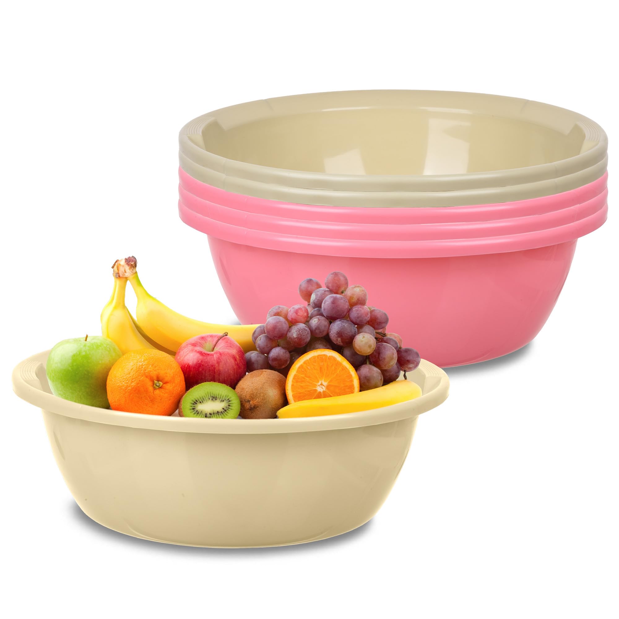 Kuber Industries Zestaw 6 koszy kuchennych, 12 LTR, wielofunkcyjny organizer do przechowywania, organizer na artykuły pa, organizer na biurko, organizer na artykuły biurowe na ołówek |