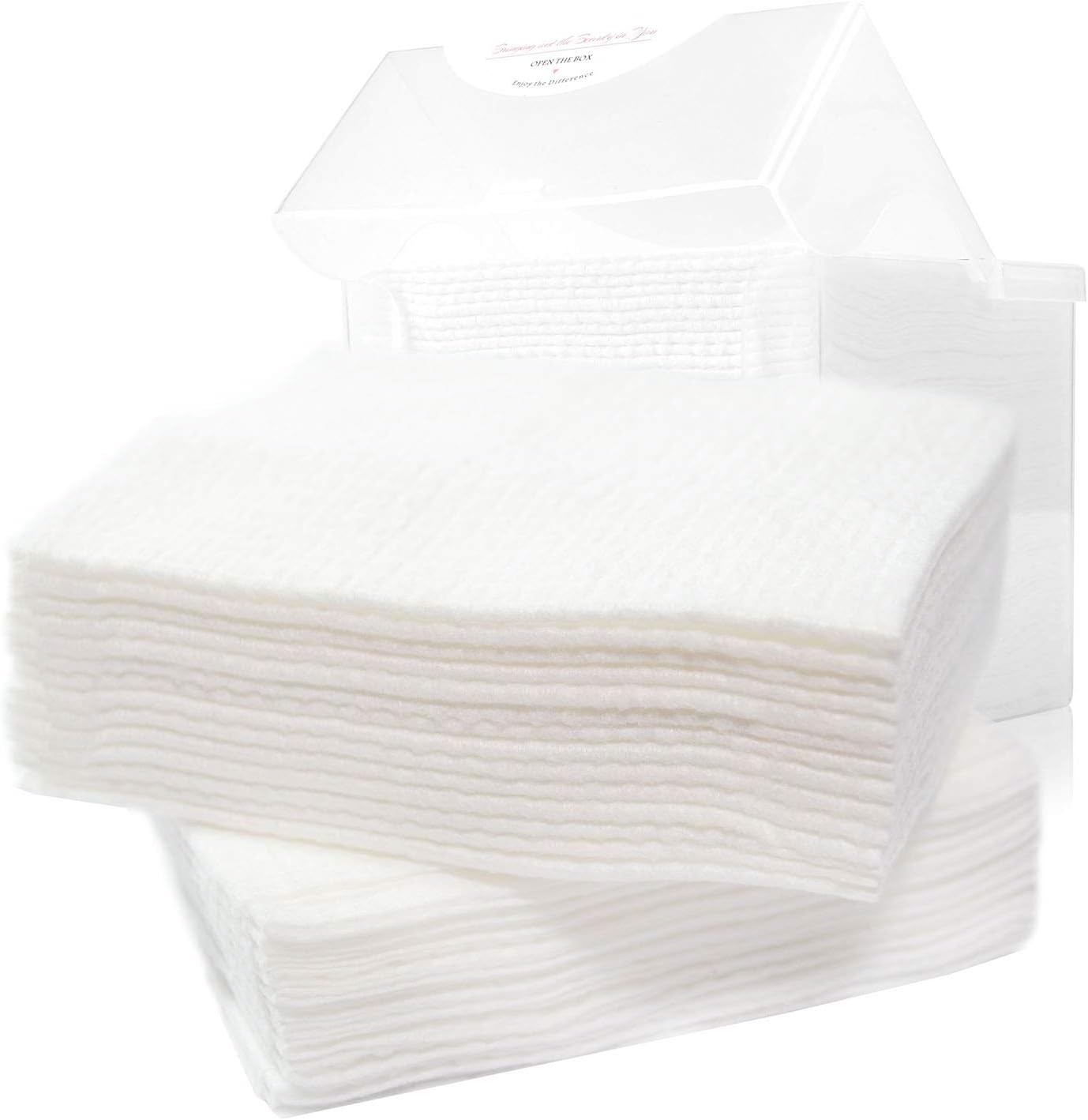 Soft Disposable Fast Dry Wipes, Daily Facial Cleansing Cloths,Dry Face Towel Also used as Baby Care, Cleansing Towelettes, Makeup Remover