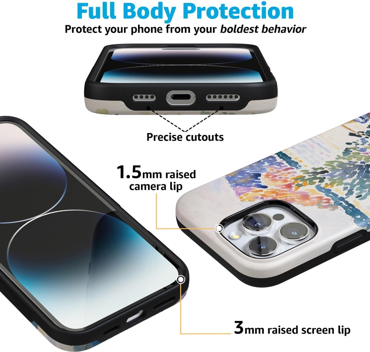 Casely iPhone 16 Pro Max Case | Calm Waters | The Met Museum | Bold Protective Design | Compatible with MagSafe - Image 2