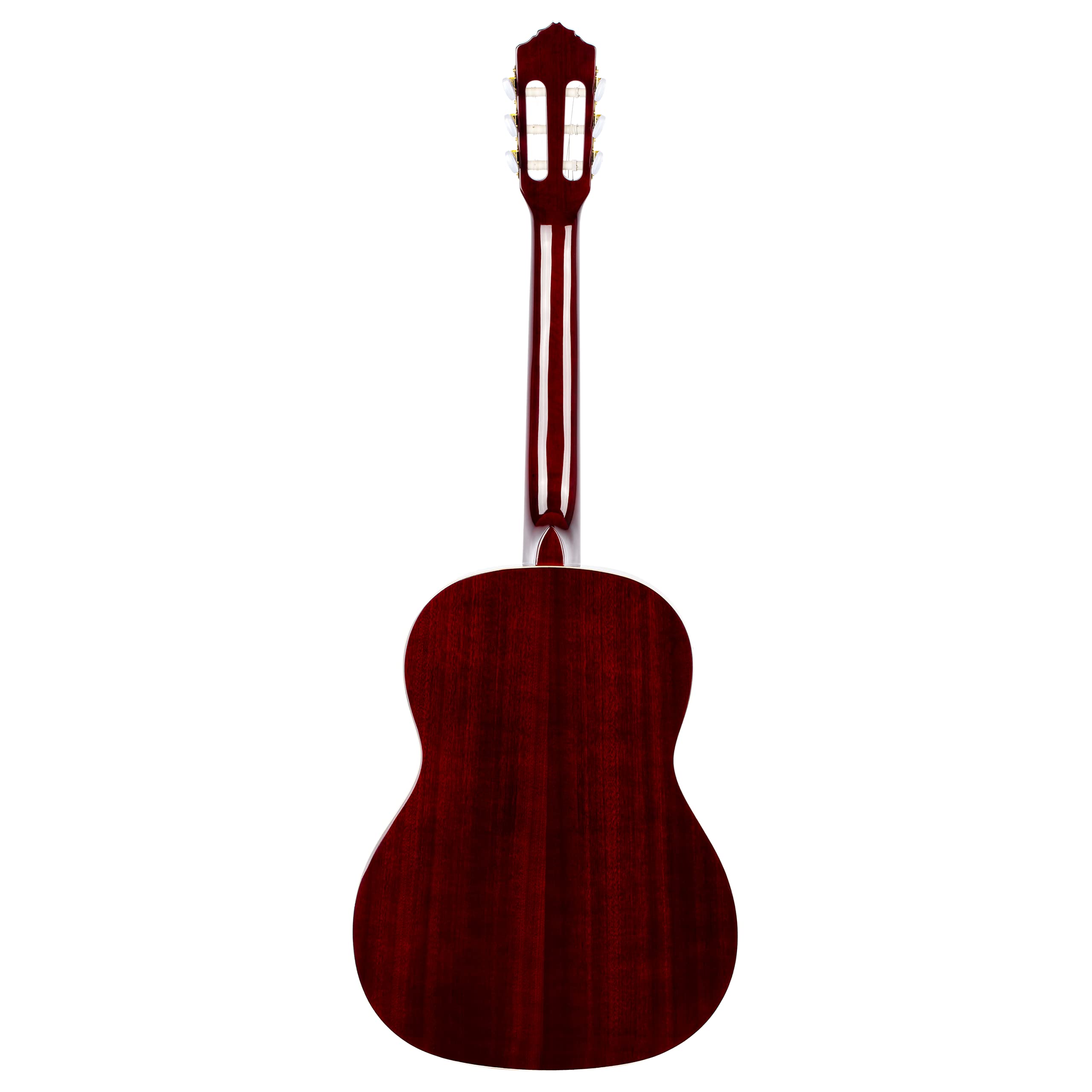 Ortega Guitars Chitarra da concerto 4/4 – Slim Neck – Family Series Pro – Include Gig Bag – Massiccio Rosso Canadese, mogano, rosso (R131SN-WR)