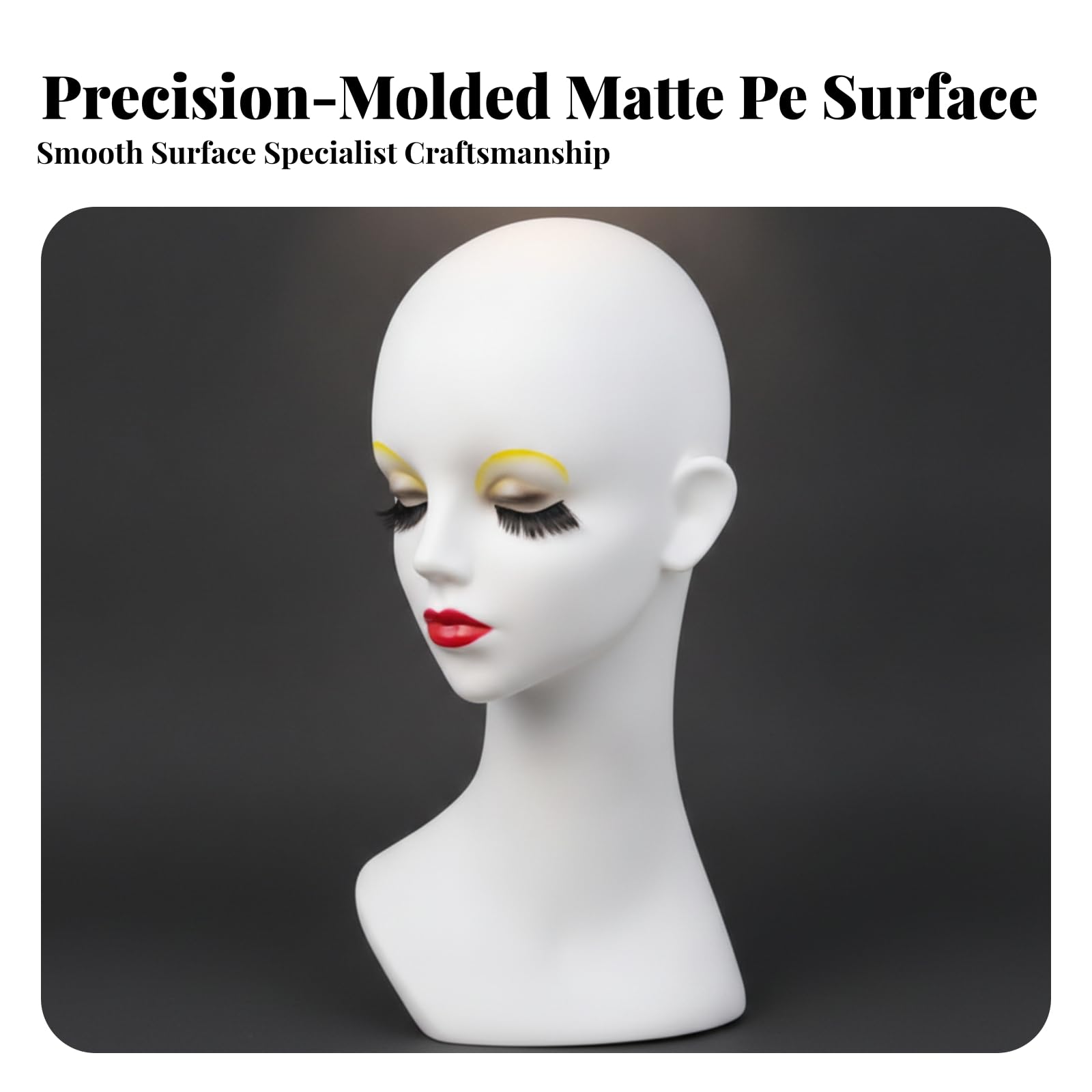 Leicht Mannequin-Kopf , Style to 5 , Color to 5