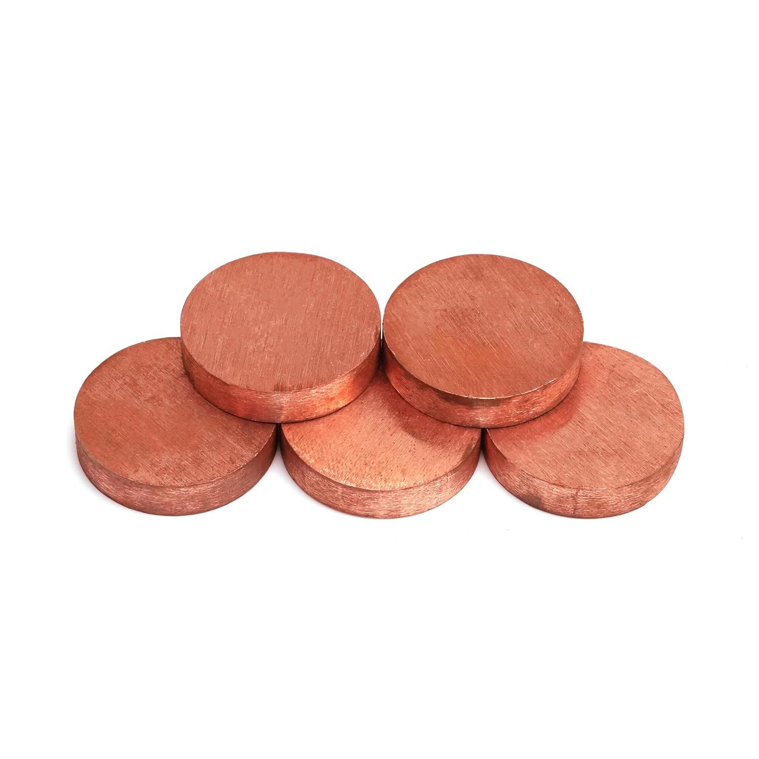 TREE MAISON CORONATING HOMES Pure Copper Coin | Vastu Remedy | Copper Coin for Balancing The Fire Zone | Pack of 5-image-2