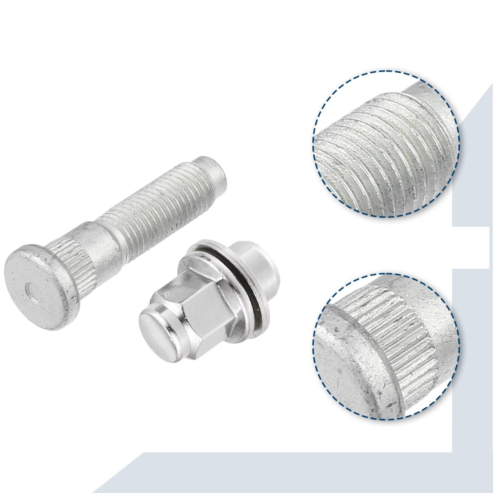 ricambio bullone ruota Set Dadi E Bulloni Ruote Auto Accessori C2S50885 Compatibile Con Jaguar Per F-Type 2013-2019 Per S-Type 1999-2009 Per X-Type 2001-2009