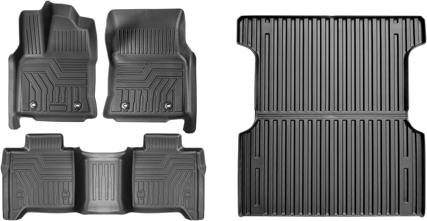 Floor Mat and Bed Mat for Toyota Tundra 2022 2023 Automotive