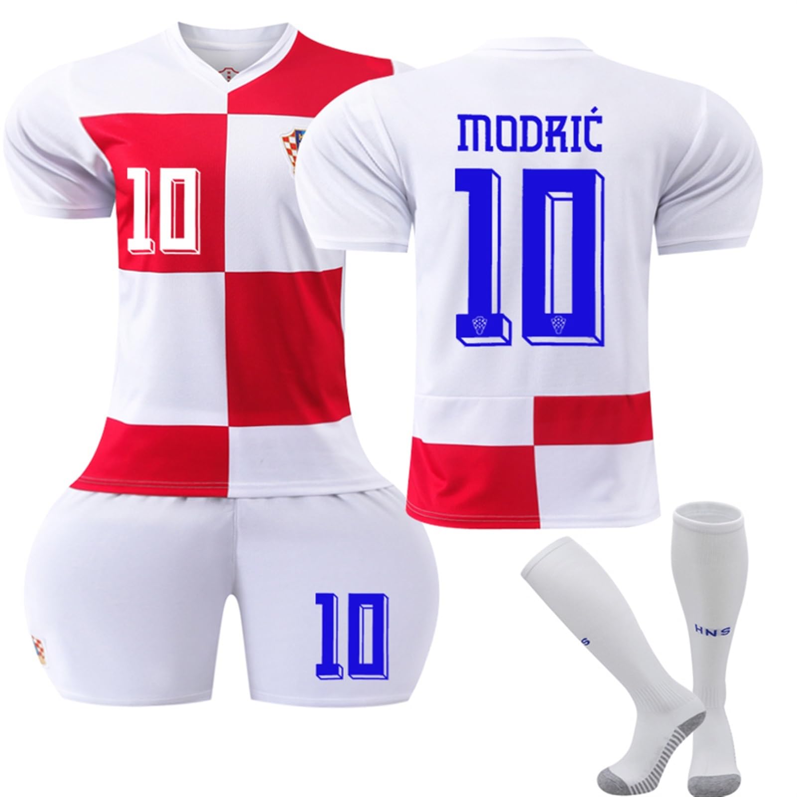 クロアチア代表 MODRIĆ 10 サッカーシャツ　モドリッチ Amazon.co.jp: モドリッチ ユニフォーム Modrić 背番号10 22-23