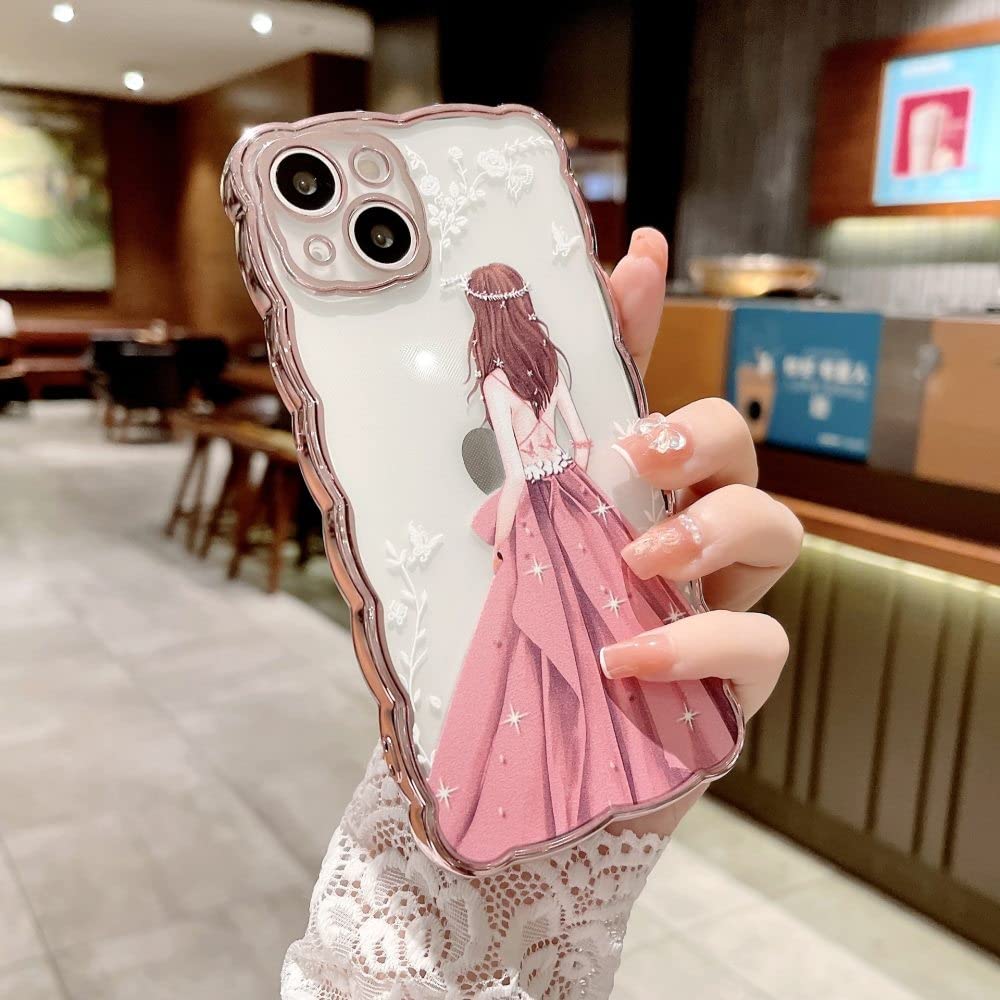 Coque de téléphone vagues iPhone X transparente contre les rayures