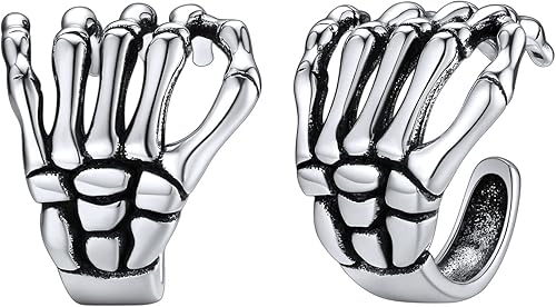 SILVERCUTE 925 Sterling Silver Earrings for Women,Silver CatDinosaurDevil HornLeafSnakeSkeleton Various Stud Earrings or Ear Cuffs