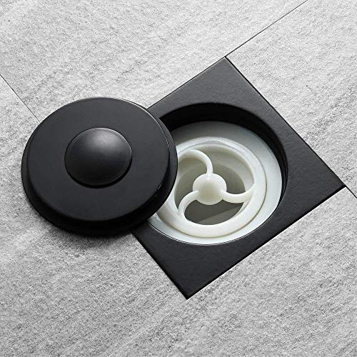 Zwart Messing Douche Afvoerputje, Geurbestendige Afvoerputje in Badkamer, Rooster Lineaire Douche Afvoer Installatie… - Image 6