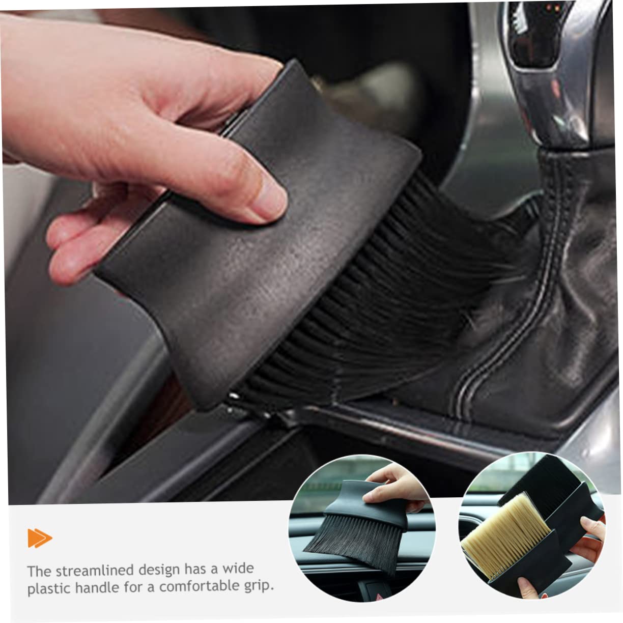 Healeved 16pezzi Spazzole per Pulizia Auto Pennello Detailing per Prese Aria e Fessure Sedile Strumento Portatile per Rimuovere Polvere e Sporco Senza Graffi Design Ergonomico e Setole