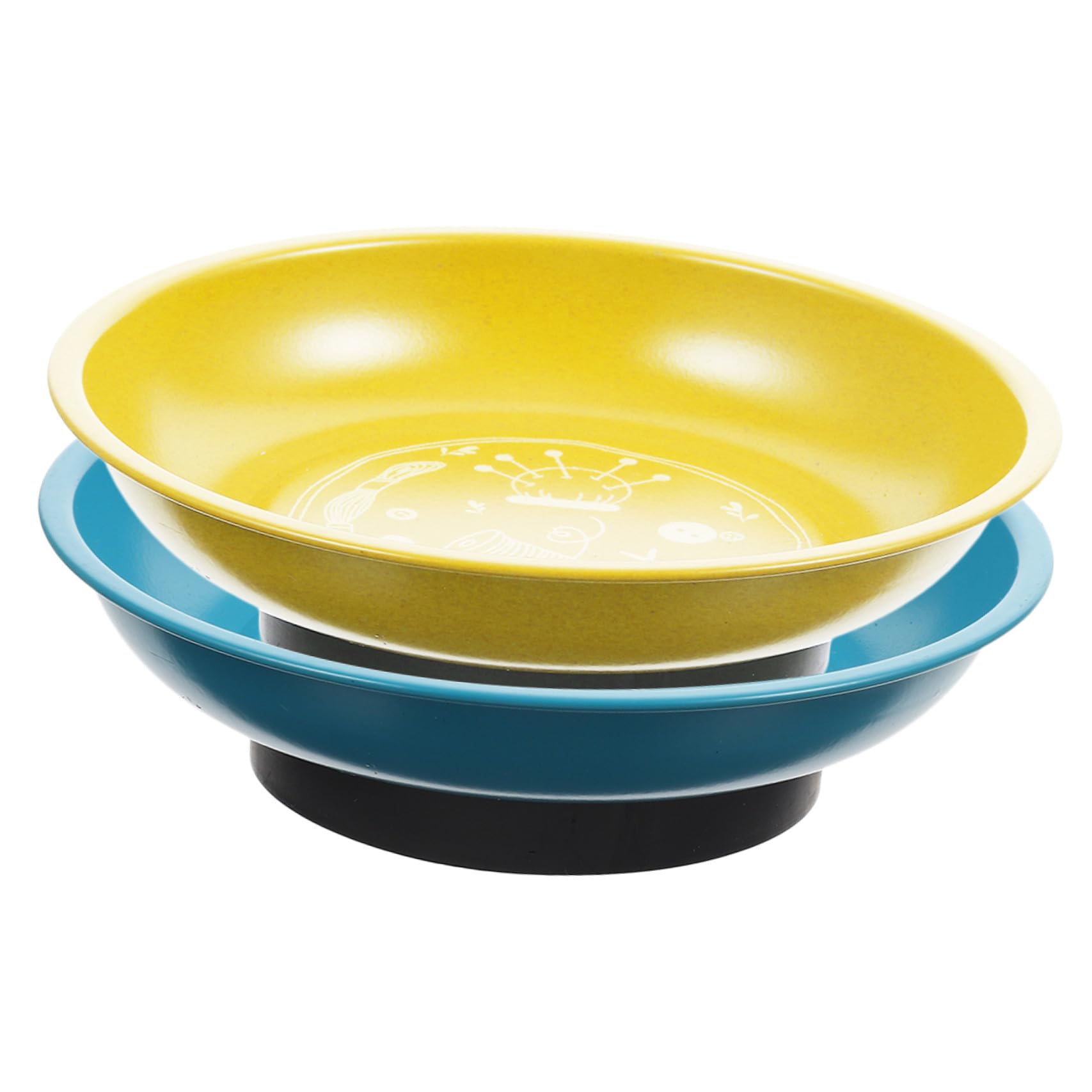 Toyvian 2piezas Plato Magnético Portaagujas De Coser Organizador De Alfileres Portaagujas Alfiletero Cuenco Magnético