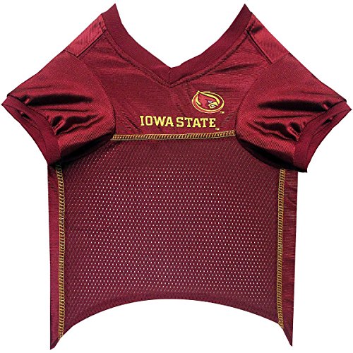 Image of Pets First Collegiate Iowa State Cyclones Dog Mesh Jersey, Large