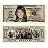 American Art Classics Trump Presidential Collectors 8 Bill Set: Commander in Chief, 2016, 2016 Victory, Legacy, 2017, Trump and Melania and Hillary for Prison Note