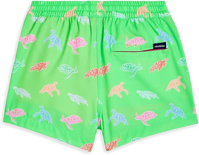 Детские плавательные шорты Chubbies Turtally Awesomes на подкладке — фото 2