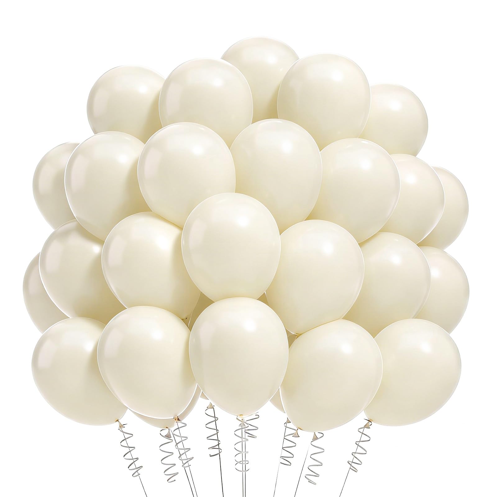 100 piezas Globos Blancos,12 Pulgadas Globos Cumpleaños Blanco,Globo de Látex para Bodas Cumpleaños Fiestas Baby Shower Graduación — view 11