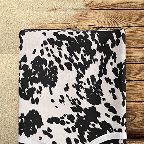 Glenna Jean Premium Western Cowboy Changing Pad Cover Stylish Ultra Soft Faux Black Cowhide For Boys Girls #TOP2