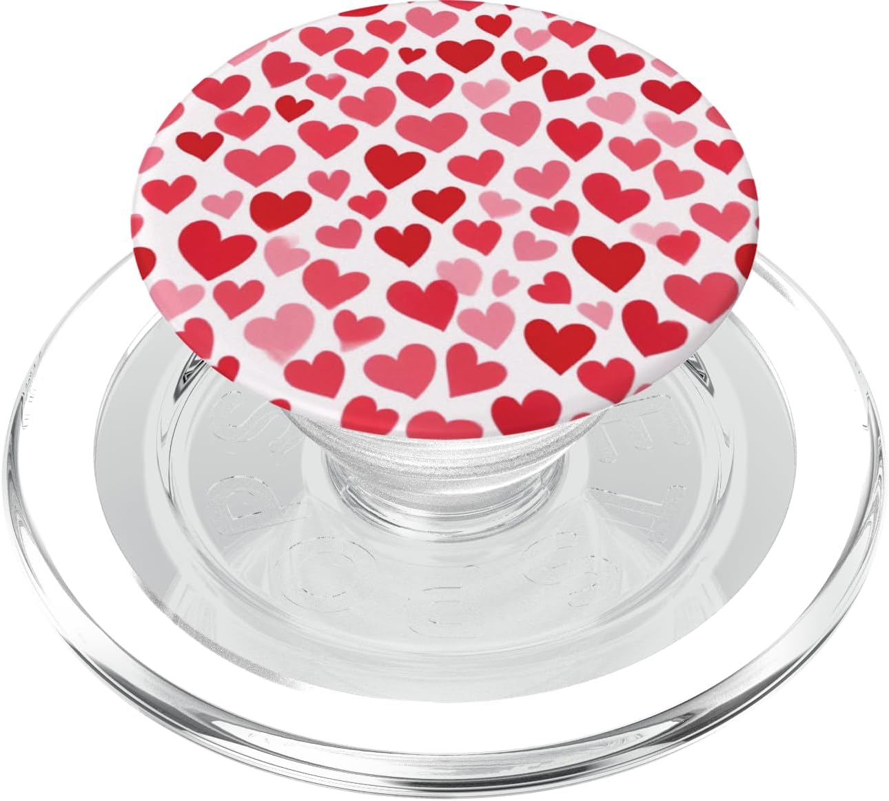 Red Hearts PopSockets PopWallet for MagSafe