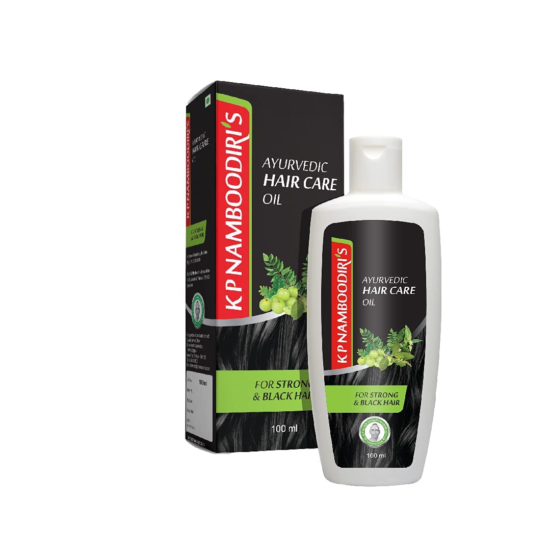 KP Namboodiri Hair Care Oil 100 Ml With KP Namboodiri Chemparathi Thali 200 Ml-image-1