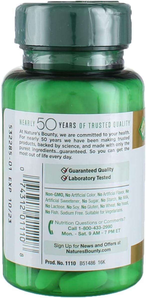 Nature's Bounty Potassium Gluconate 99mg, 100 Caplets (Pack of 3)