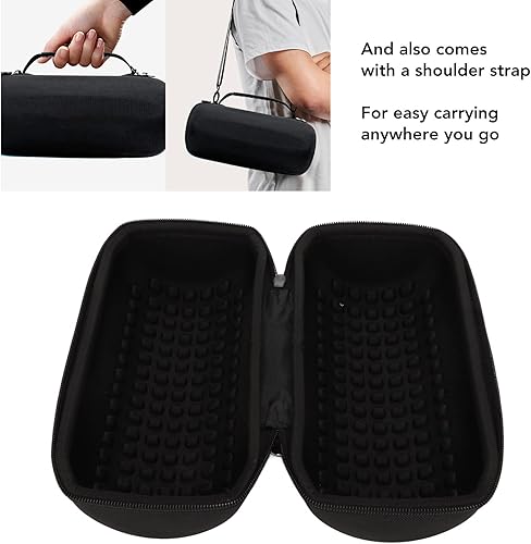 Miniatura 4 de Estuche de viaje duro para altavoz Bluetooth, estuche de transporte duro con correa para JBL Pulse 5, Pulse 4, Pulse 3, Charge 4, Charge 5
