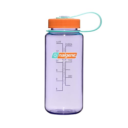 Nalgene 16 oz Wide Mouth Water Bottle, Amethyst
