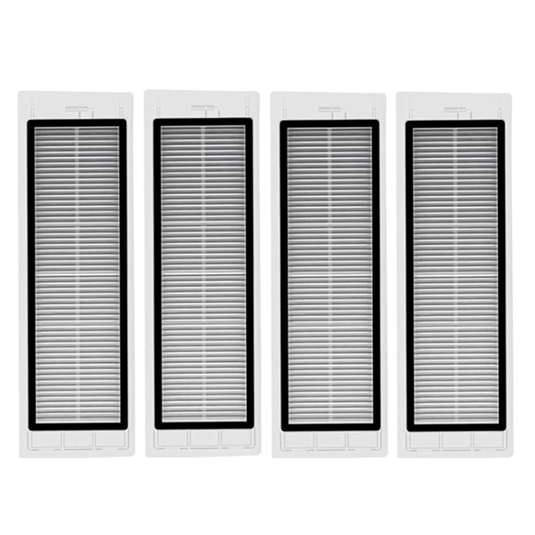 4 Pack Filter For Xiaomi MI Robot Vacuum Cleaner Roborock S5 Max S50 S6 T6