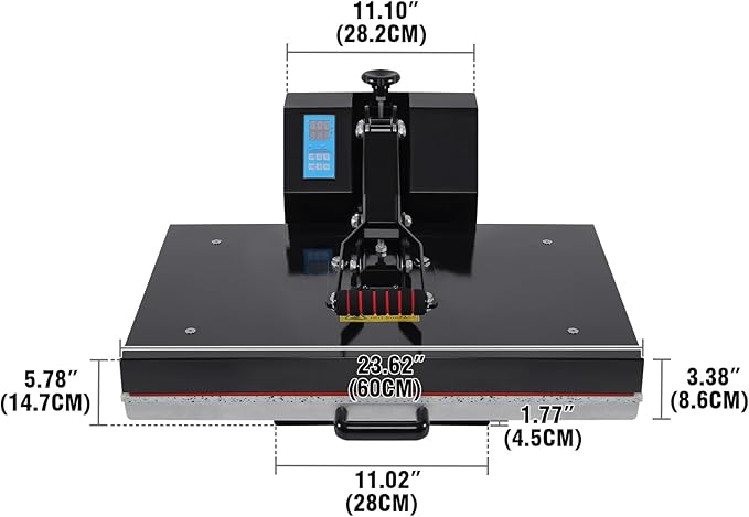 Máquina de Prensa Térmica 16x24 pulgadas 1800W TRY-YEAN miniatura 7
