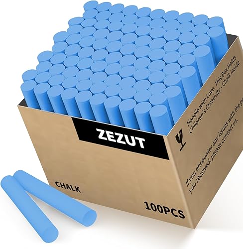 Miniatura 7 de Tiza blanca con borrador magnético, 80 piezas de tizas de bajo polvo en barra al por mayor para pizarra de aula escolar, no tóxicas