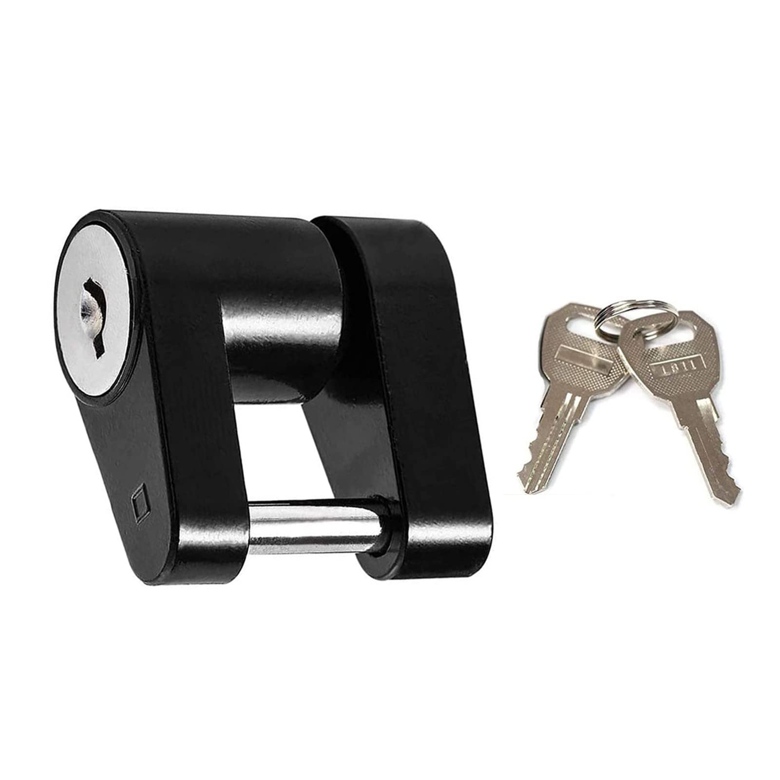 Buy 1/4 Inch Black Auto Coupler Lock Trailer Hitch Coupler Lock for RV