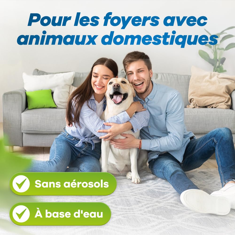 GEROBUG Spray Anti-Mites 500 ml - Lutte simple contre les mites alimentaires & les mites des vêtements - Protection contre les mites pour armoire, placard, appartement, vêtements, tapis & cuisine