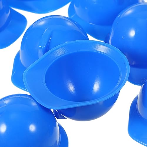 Miniatura 8 de Didiseaon Casco de seguridad decorativo, 20 unidades, mini sombrero, accesorios para tartas, juguetes en miniatura, juguetes para niños, mini