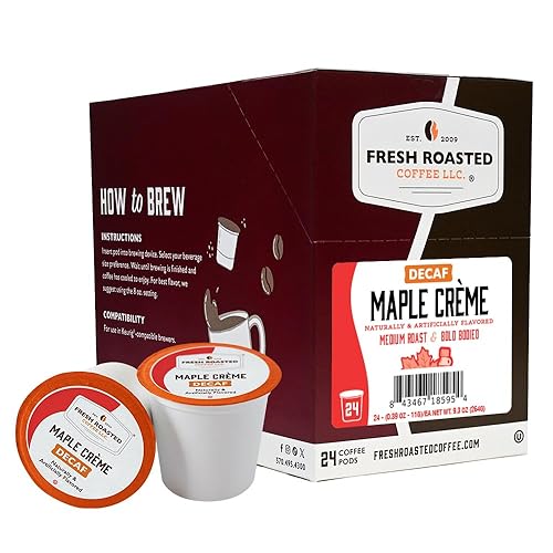 Miniatura 406 de Fresh Roasted Coffee, Peaberry de Tanzania, tostado ligero, Kosher, compatible con K-Cup, 24 cápsulas